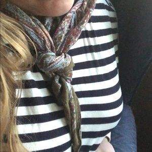 2/$15 Paisley Printed Ascot